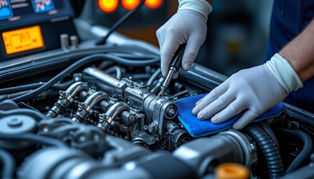 le nettoyage du système d'injection améliore la combustion du moteur, optimise les performances et permet de réduire la consommation de carburant efficacement.