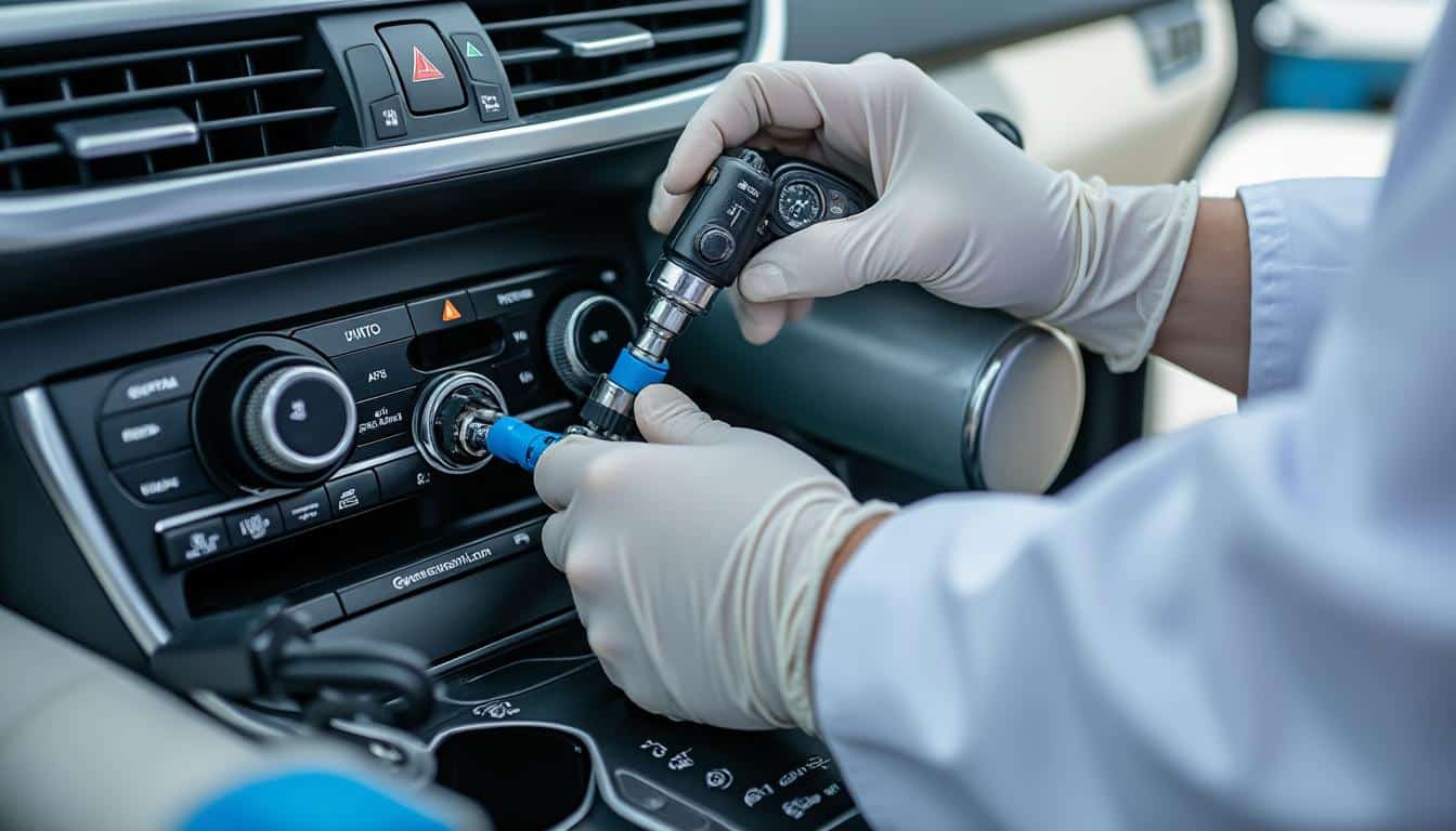 la recharge régulière de la climatisation permet d'éviter la formation de moisissures dans le circuit, assurant ainsi un air pur et un fonctionnement optimal de votre système.