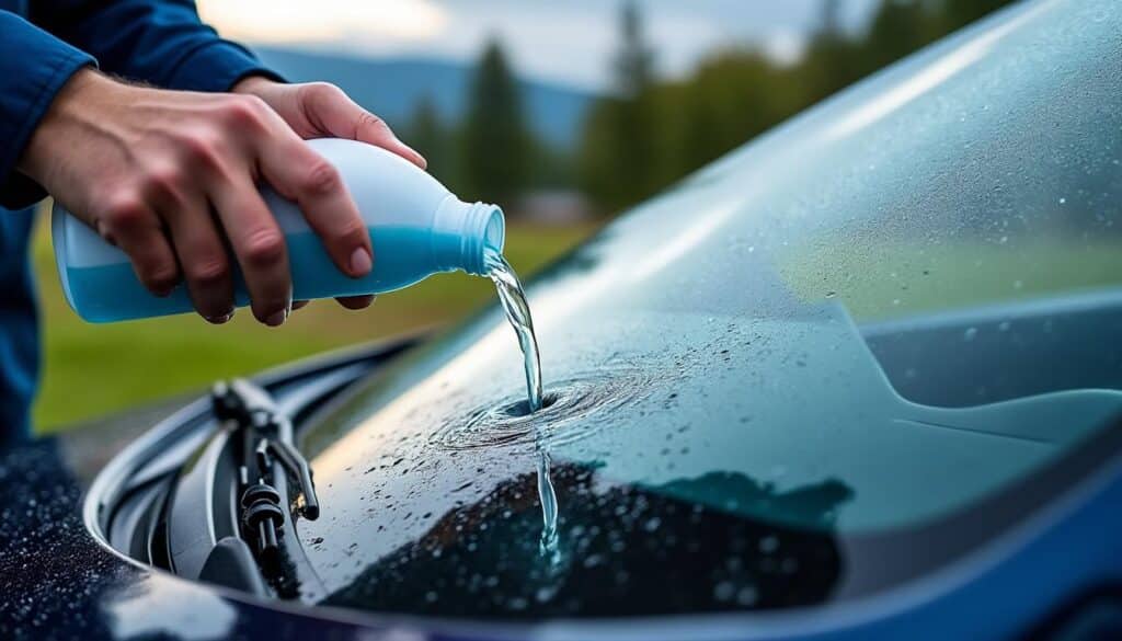 assurez une visibilité parfaite en toutes conditions grâce à un appoint régulier de liquide lave-glace efficace et de qualité.