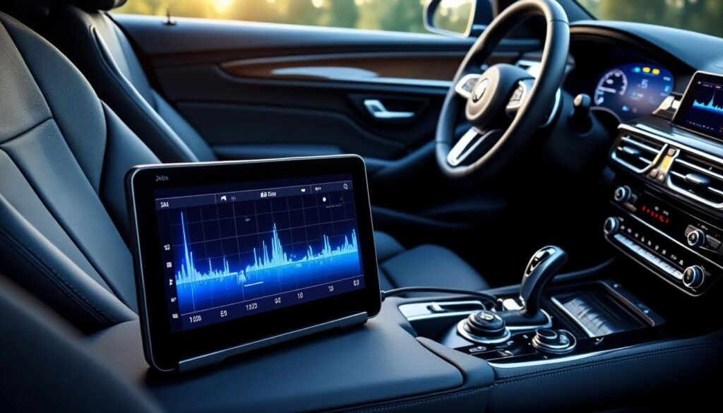 découvrez comment le test du système audio hi-fi mesure la fidélité sonore dans l'habitacle pour une expérience d'écoute optimale et immersive.