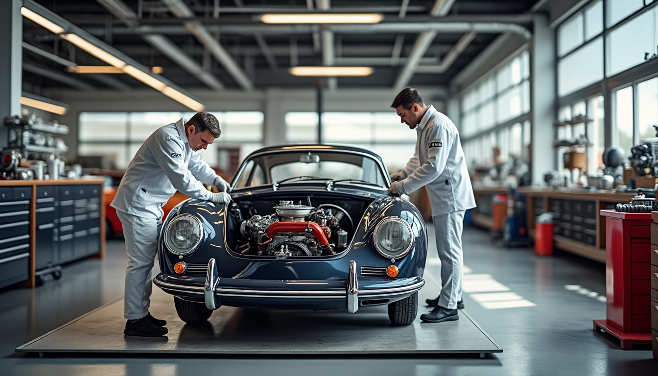 découvrez comment la marque porsche valorise et préserve son patrimoine unique grâce à un département dédié à la restauration de ses modèles emblématiques.