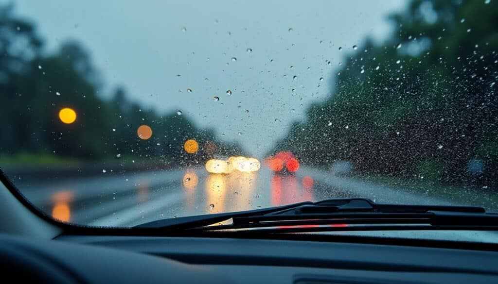 le capteur de pluie détecte automatiquement l'humidité et active les essuie-glaces pour garantir une visibilité optimale et sécuriser la conduite.