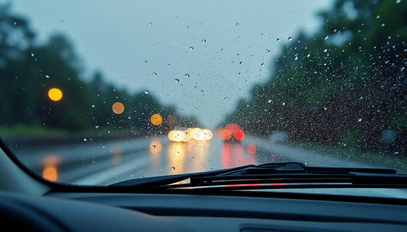 le capteur de pluie détecte automatiquement l'humidité et active les essuie-glaces pour garantir une visibilité optimale et sécuriser la conduite.