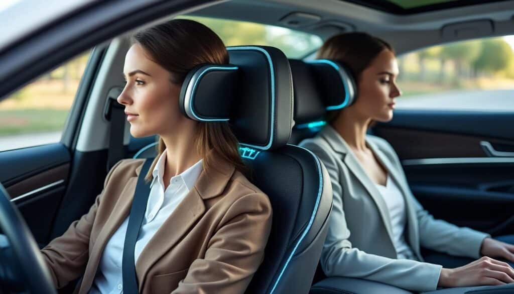 découvrez comment les appuis-tête actifs assurent la protection des cervicales des passagers lors d'un choc, améliorant ainsi la sécurité et le confort en voiture.